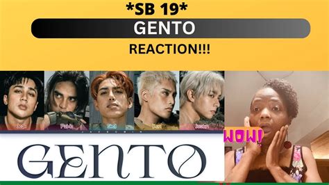 First Time Hearing Sb19 Sing Gento Reaction Spectacular