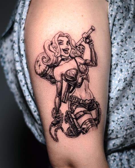 Share Harley Quinn Tattoo Diamond Super Hot In Eteachers