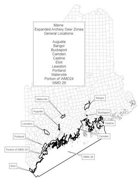 Expanded Archery Season On Deer Hunting And Trapping Maine Dept Of