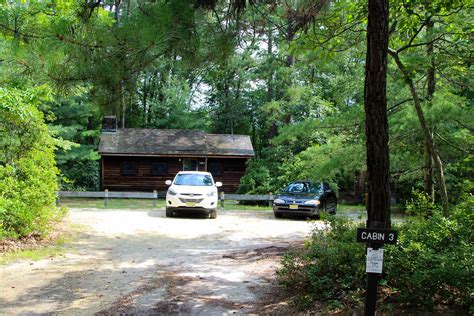 The land is heavily forested with oak and pine trees on sandy level soil. Cabin 3 at Brendan T. Byrne State Forest | A great get ...