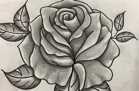 Imagenes De Rosas Para Dibujar A Lapiz