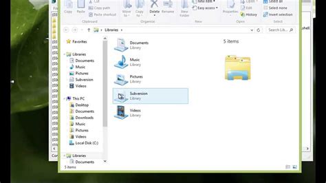 How To Move Libraries Above This Pc In Windows 81 Youtube