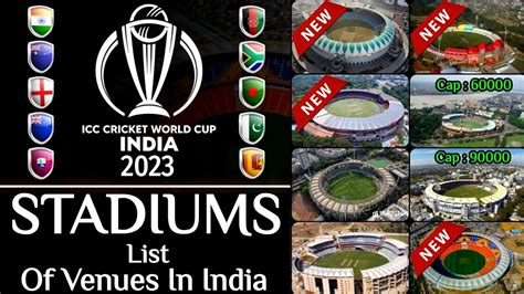 Icc World Cup 2023 All Venues Name Capacity And Details All Stadiums