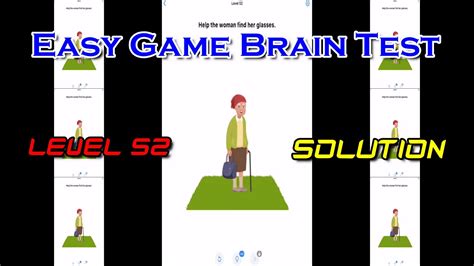 Easy Game Brain Test Game Level 52 Answer Youtube