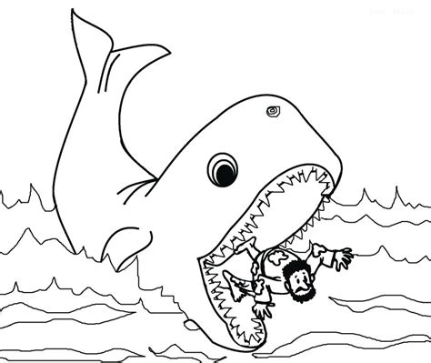 One day god awoke his prophet jonah and told him, arise, go to nineveh, that great city, and preach against it, for their wickedness has come up before me (jonah 1:2). Jonah And The Whale Coloring Page at GetColorings.com ...