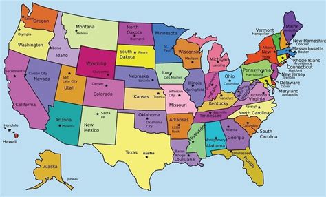 Conhe A O Mapa Dos Estados Unidos Morar E Viajar