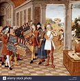 Breviario del Duque René II de Lorena (1451-1508). Los músicos en una ...