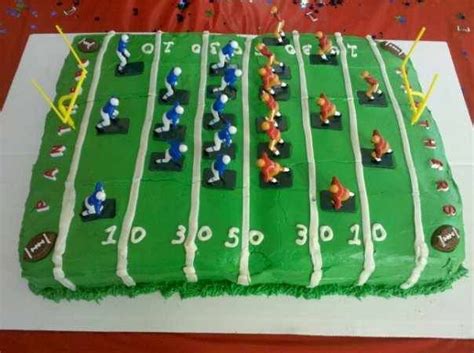 A Fun Cake For Your Football Party Or Childs Game From Nfl To Little