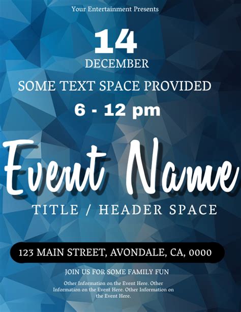 Copy Of Event Flyer Template Postermywall