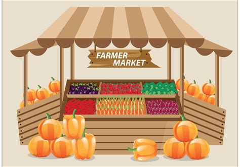 Farmers Market Vector Download Free Vector Art Stock Graphics And Images