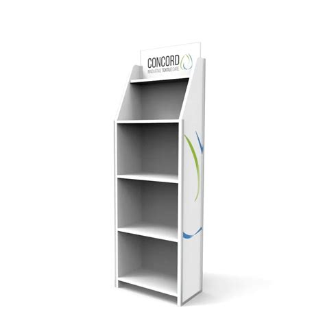 Promotional Display Stand With Posters Colorwoodlatvialv