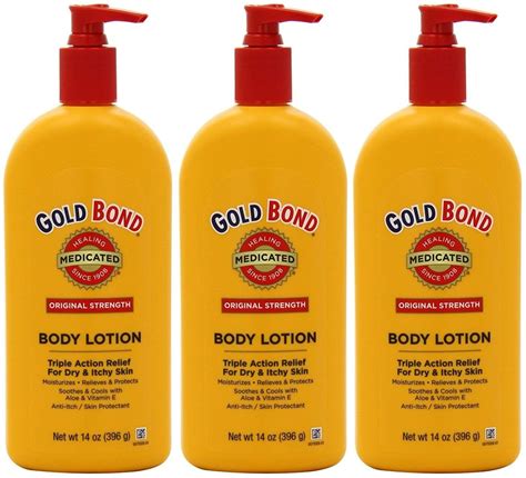 Gold Bond Medicated Body Lotion Original Strength Net Wt 14 Oz