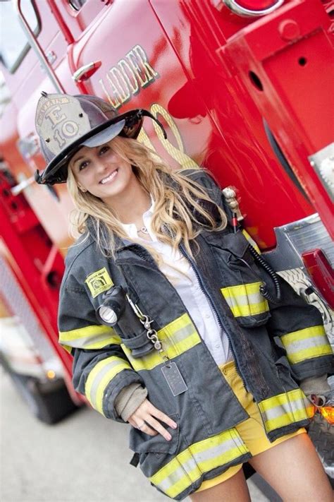 Pin By Megs Dellinger On Red S Color Female Firefighter Firefighter Girlfriend Girl