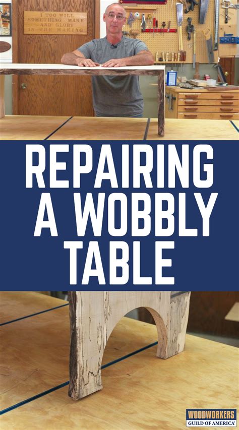 Repairing A Wobbly Table Diy Furniture Repair Furniture Repair Diy Wall Cabinet