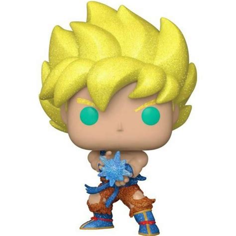 Funko Pop Animation Dragon Ball Z Super Saiyan Goku With Kamehameha Diamond Limited Edition