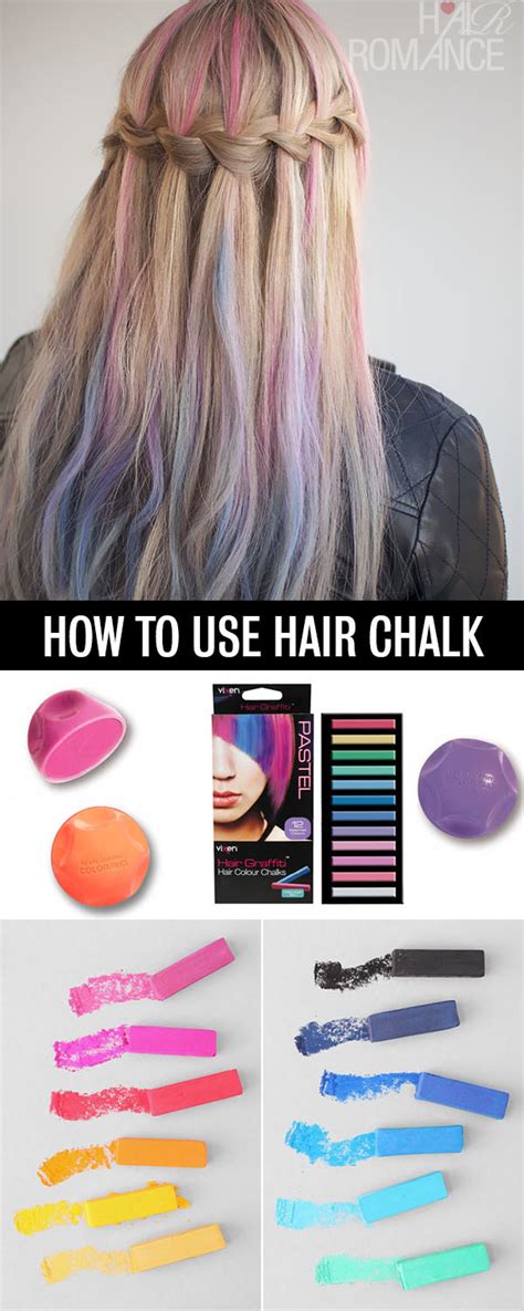 How To Use Hair Chalk Hair Romance
