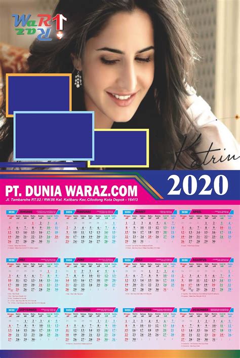 Contoh Kalender 2020 56 Koleksi Gambar