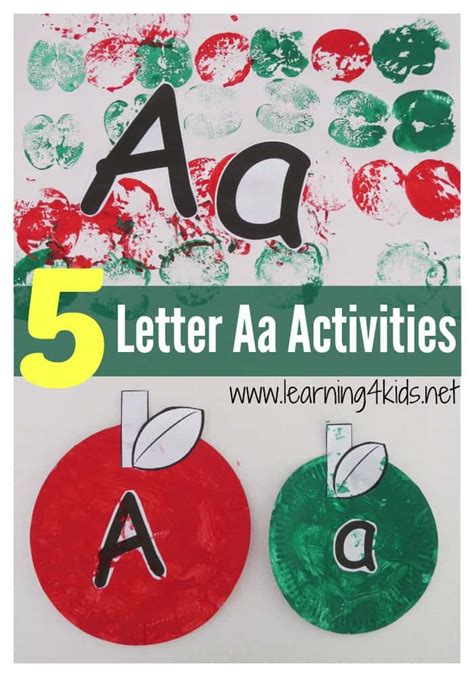 Alphabet Activities Letter ‘aa Activities Learning 4 Kids