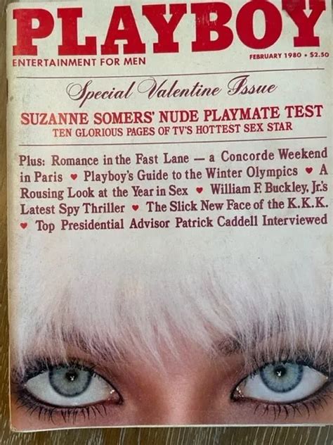 Vintage Playboy Magazine February Suzanne Somers Playmate
