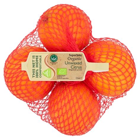 Supervalu Organic Oranges 4 Pce