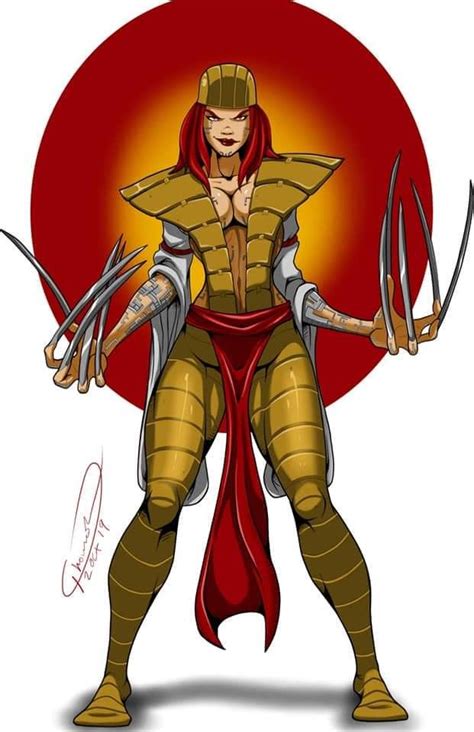 Lady Deathstrike Marvel Villains Character Art