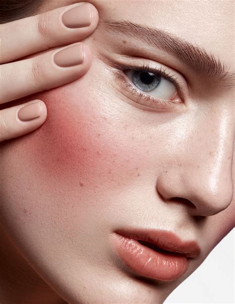 Beauty I Love This Strong Blush Look With Fake Freckles