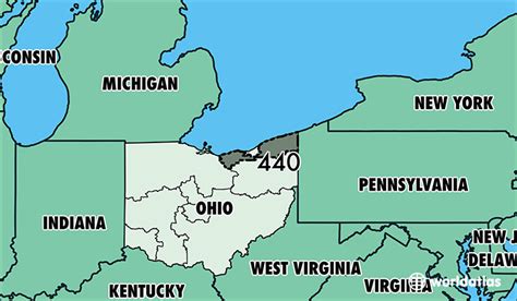 Area Code Map Ohio