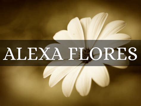 Alexa Flores By Taylor Beach