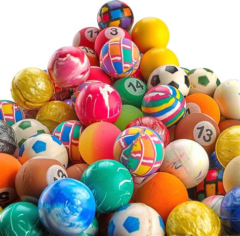Bulk Mini Super Bouncy Balls 250 Count Assorted Hi Bounce Balls Mix