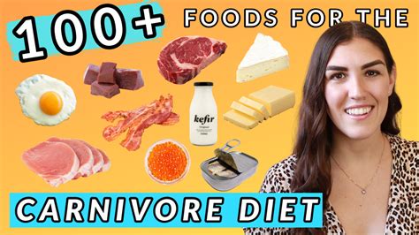Carnivore Diet Food List 100 Foods For The Carnivore Diet With Printable List Health Coach