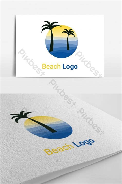 Vektor Logo Kreatif Pantai Ai Unduhan Gratis Pikbest