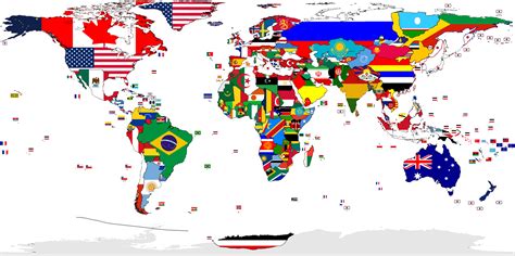 World Map With Flag Royalty Free Vector Image Vectorstock Riset