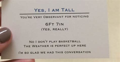 Looking for 19 clever and funny business cards pleated jeans? Tall Teen Hands Out Funny Business Cards To People Who ...