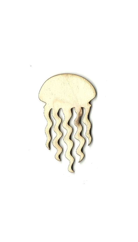 Best Funny Jellyfish Laser Cut Out Unfinished Wood Shape | Etsy