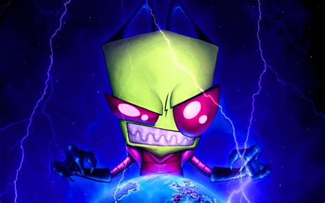 Zim Invader Zim Wallpaper 15381080 Fanpop