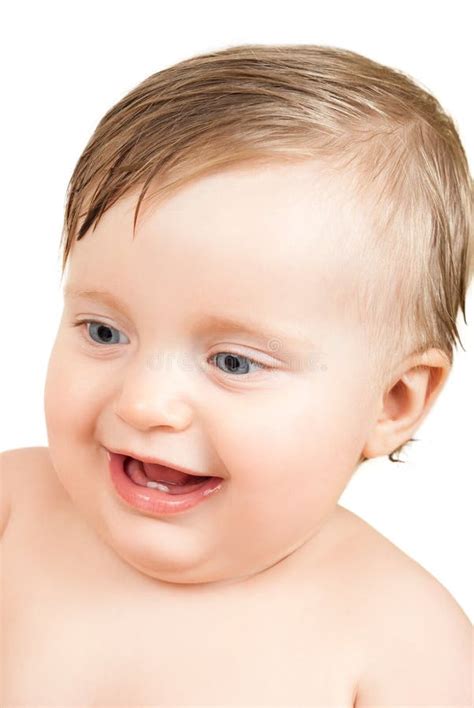 Baby Portrait On White Stock Image Image Of Body Infant 50478861