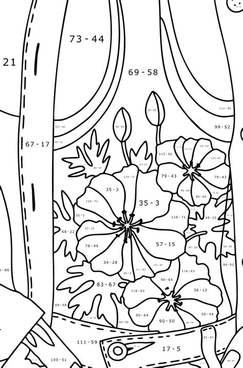 Anemone Tattoo On Stomach Coloring Page Coloring For Adults Com