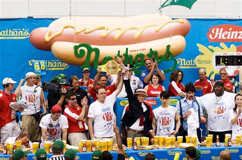 Hold on to your guts—nathan's hot dog eating contest 2018 is upon us! Joey Chestnut Wins Again at the 2009 Nathan's ...