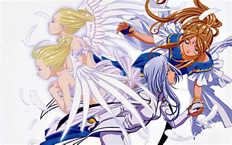 Belldandy Ah My Goddess Hild Spear Mint Cool Mint Wallpaper