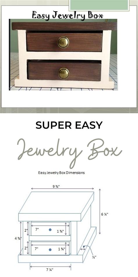 Easy Jewelry Box Ana White