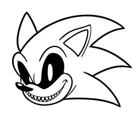 Dibujos De Sonic Exe 1 Para Colorear Para Colorear Pintar E Imprimir