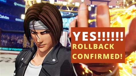 King Of Fighters Xv Will Have Rollback Youtube