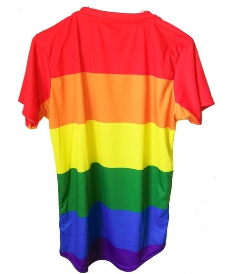 Playera Lgbt Parche Gay Colores Arcoiris Gay Rainbow 619 00 En Mercado Libre