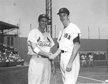 1961 All Star game with Don Schwall and Stan Musial | Major league ...