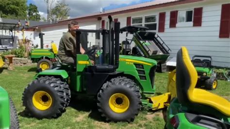 4x4 Miniature 12 Scale John Deere 9630 Articulating Tractor Youtube