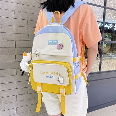 school backpack kawaii backpacks for woman teens t etsy