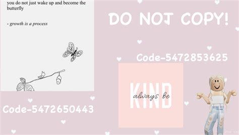 Bloxburg Roblox Decal Quote Codes Do Not Copy Room Decals