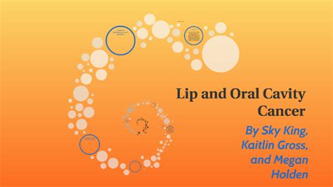 Lip And Oral Cavity Cancer By Sky King