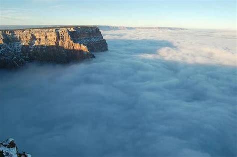 Stunning Rare Atmospheric Phenomenon Fills The Entire Grand Canyon