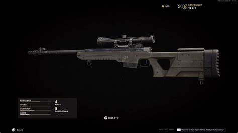 The Best Sniper Rifle In Black Ops Cold War